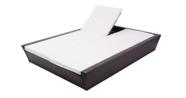 Festnight Double Chaise Lounger