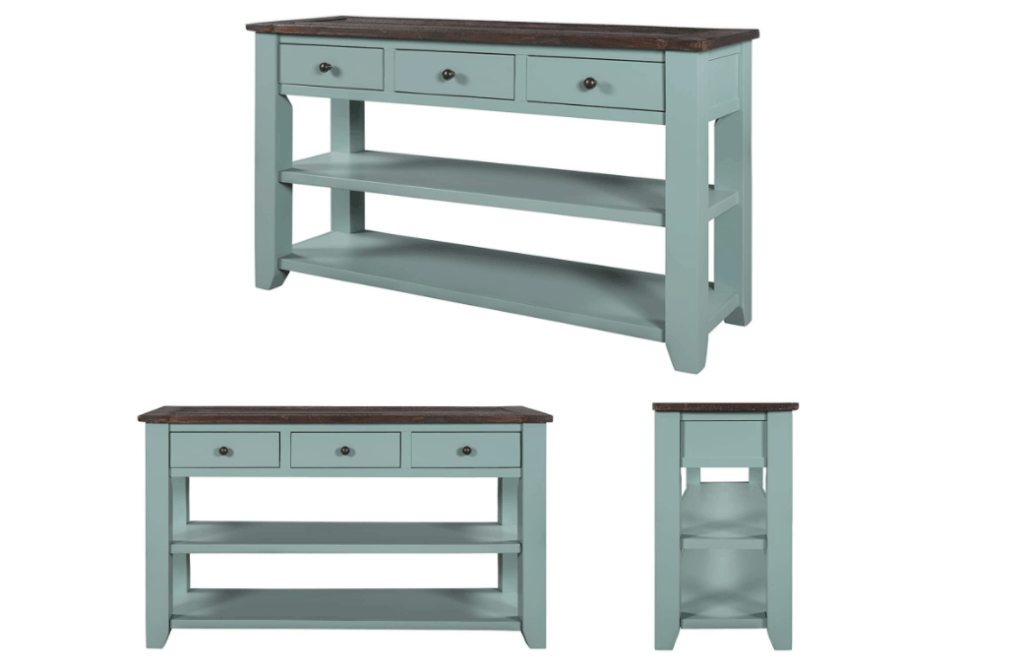 Atglus Farmhouse Console Table