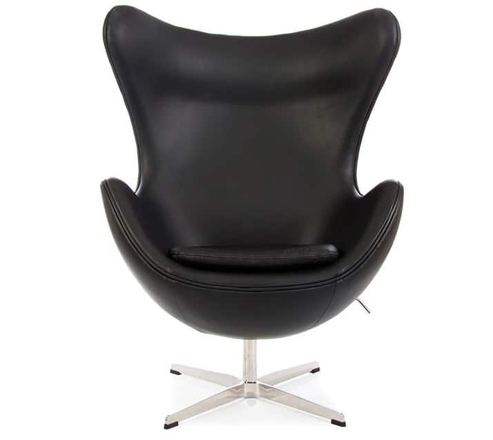 Jacobsen Style Egg Chair Leather