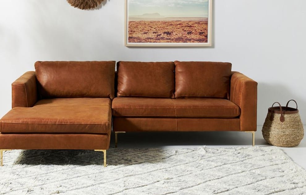 The Most Stylish Brown Leather Sectional Couch