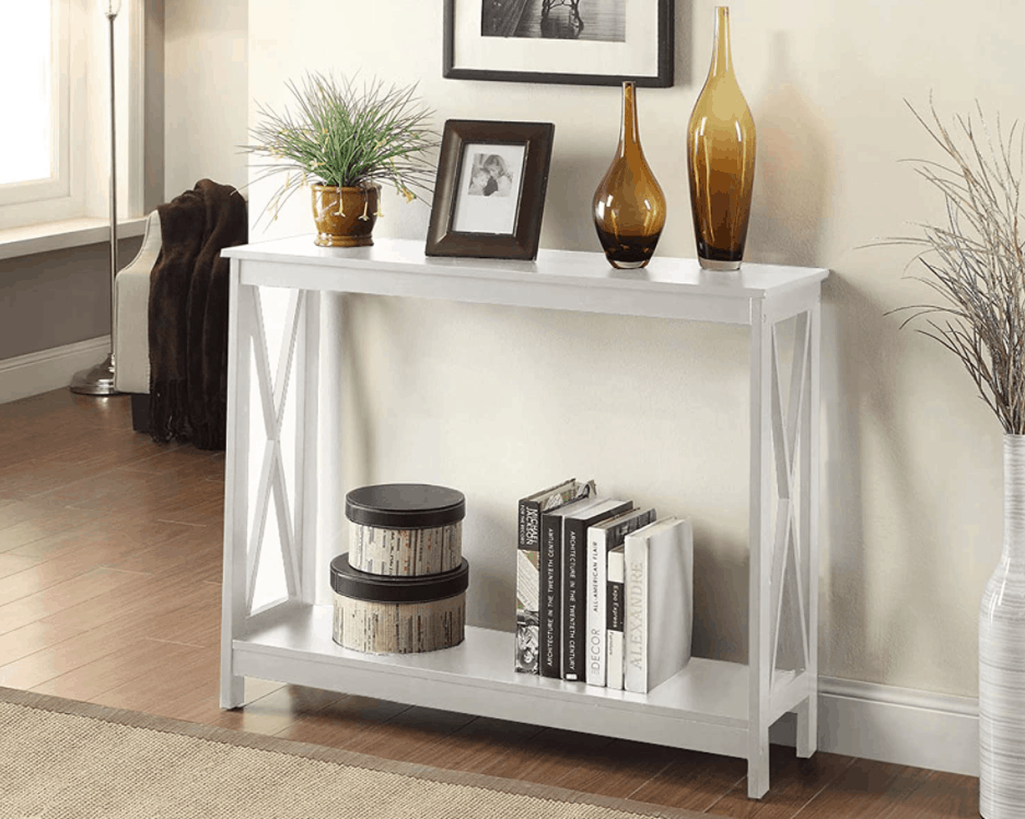 White Console Table