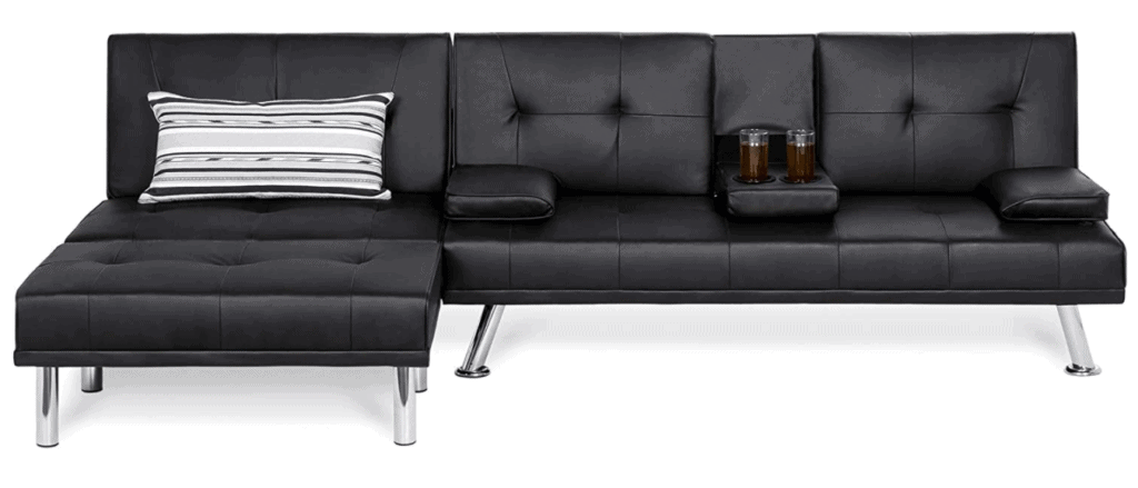 Best Upholstered Black Sectional Sofa