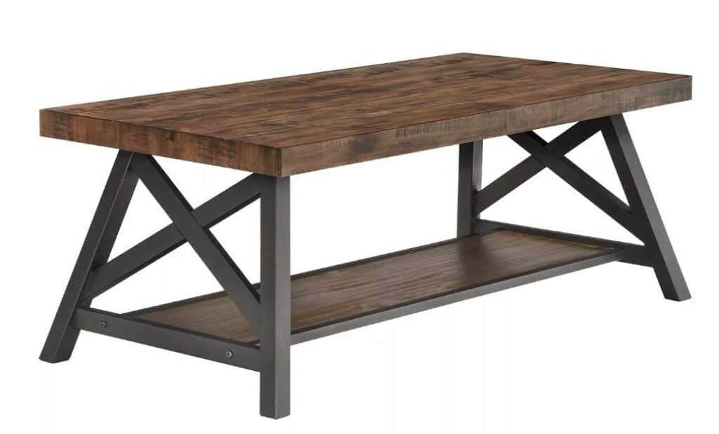 Best Target Coffee Tables Guide: Lanshire Rustic Industrial table