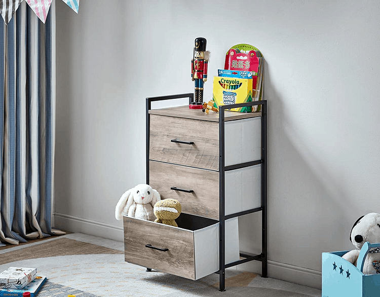 Rustic Storage 3 Drawer Dresser