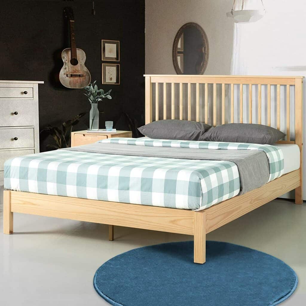 zinus becky queen bed