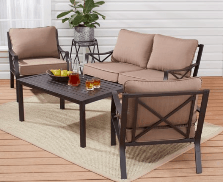 Mainstays Sandhill Patio Loveseat Set