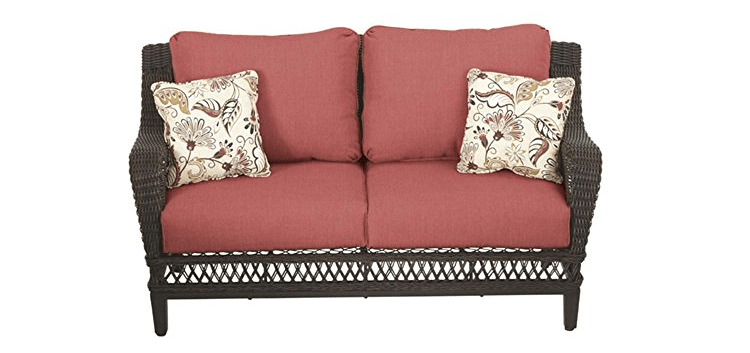 Woodbury Wicker Outdoor Patio Loveseat